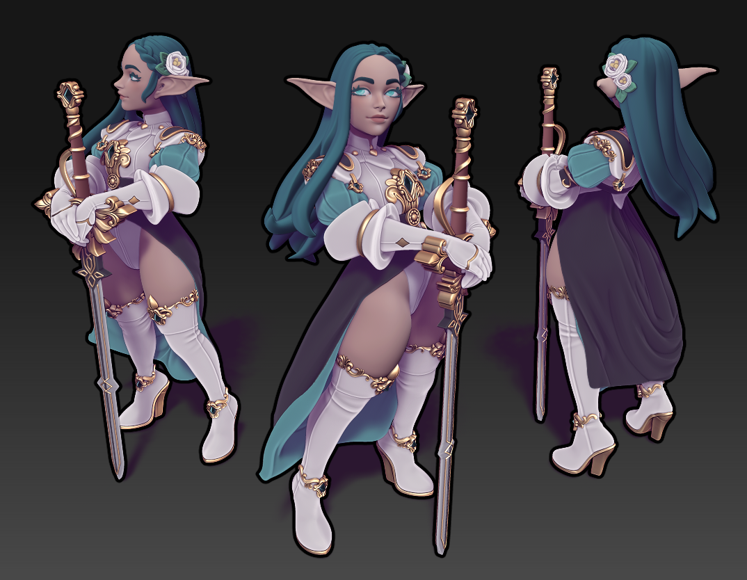 Melrissa the Elven Paladin