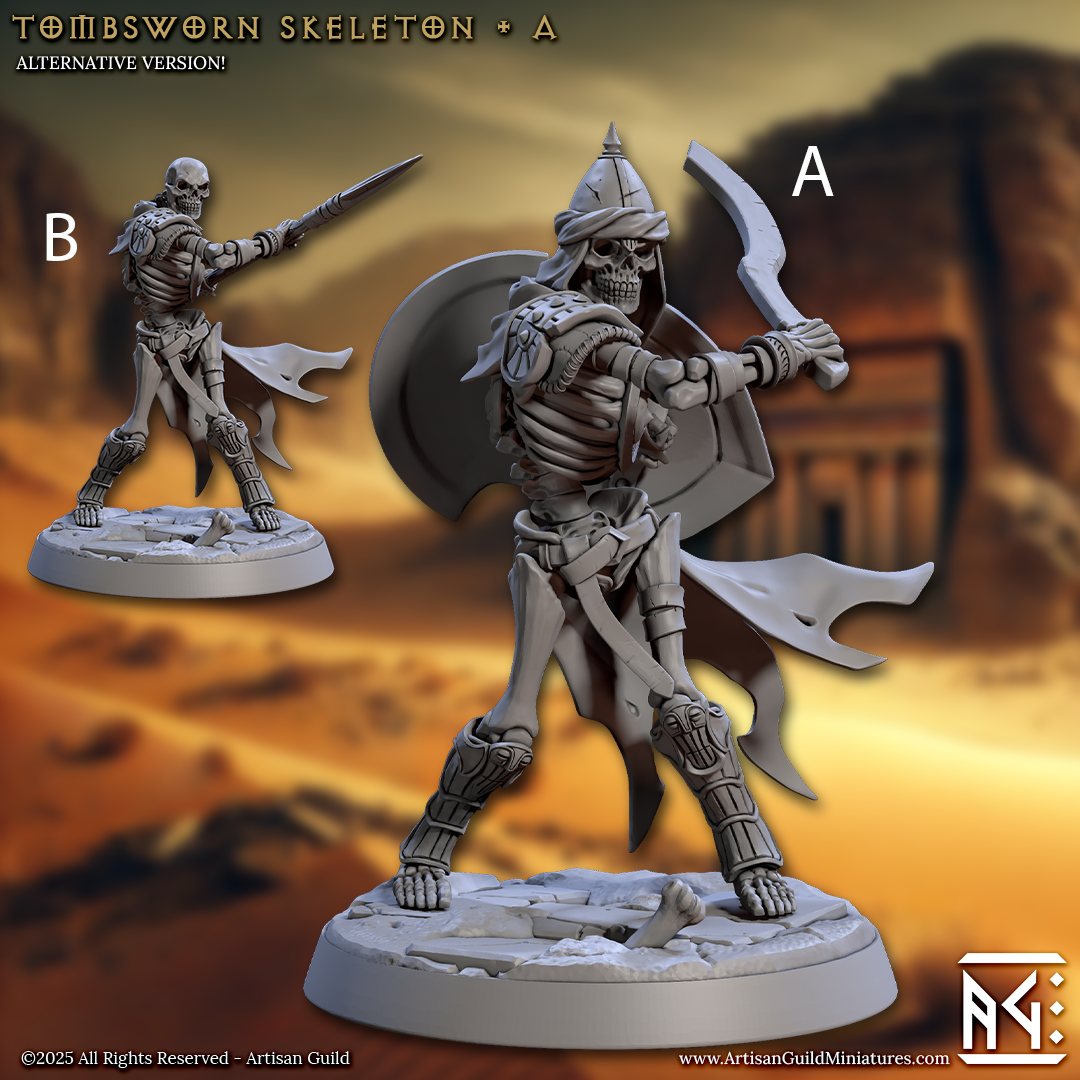 Tombsworn Skeleton A