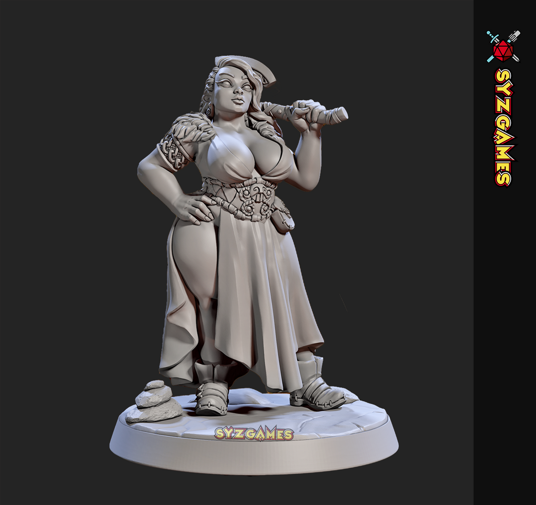 Alfhild - Pin-up Northwoman