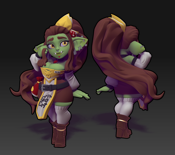Holly, die Goblin-Klerikerin