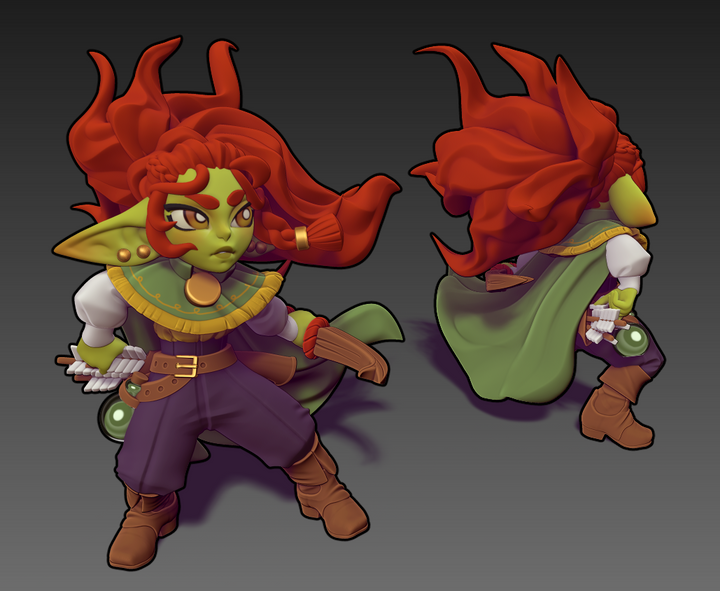 Holly, die Goblin-Klerikerin