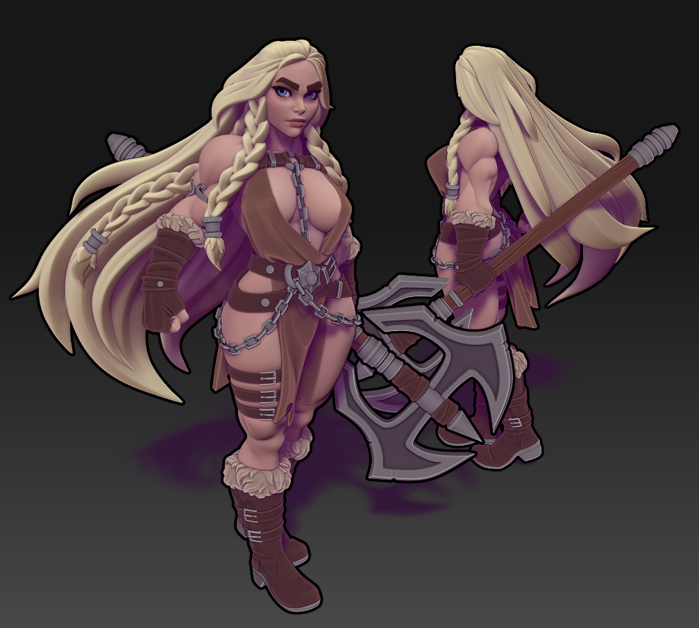 Inga the Goliath Barbarian
