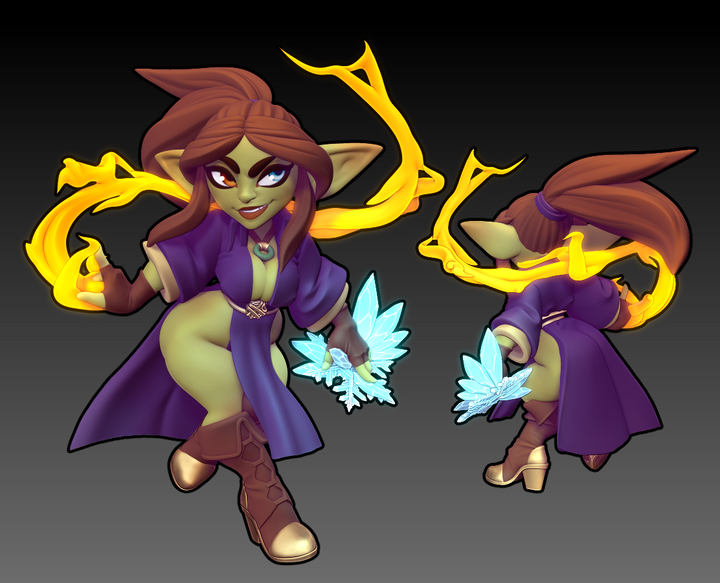 Holly, die Goblin-Klerikerin