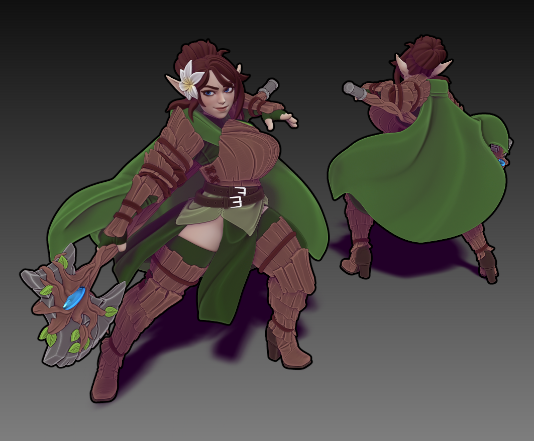 Nora the Elven Defender