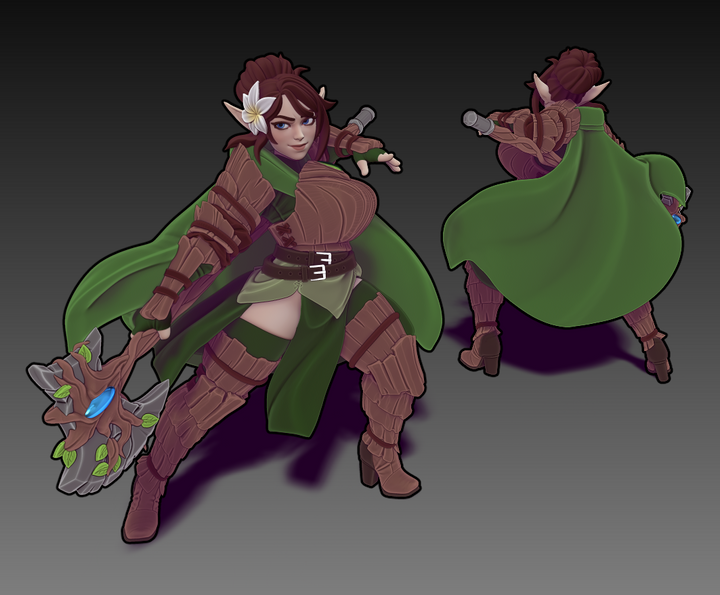 Nora the Elven Defender