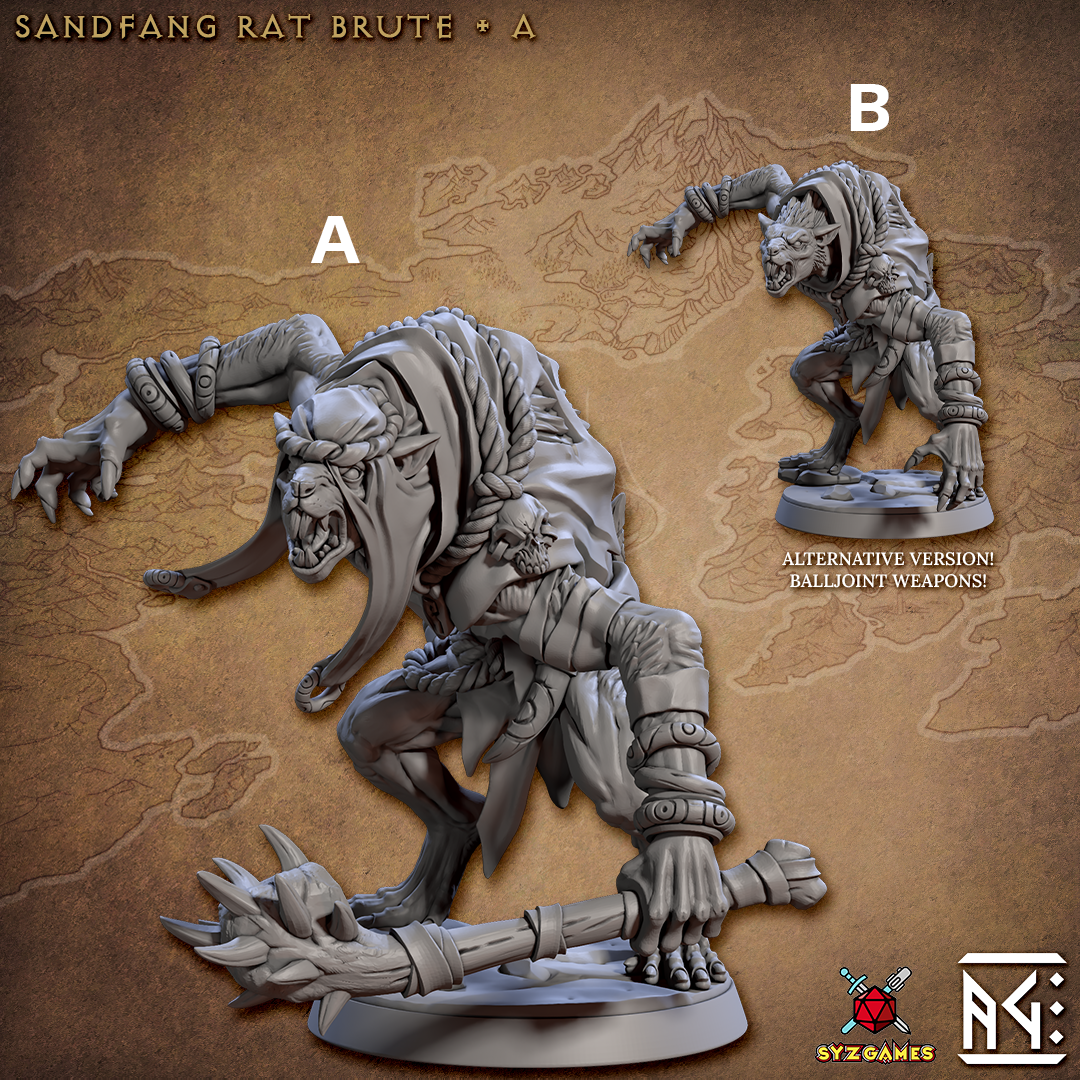 Brute A du rat croc-de-sable