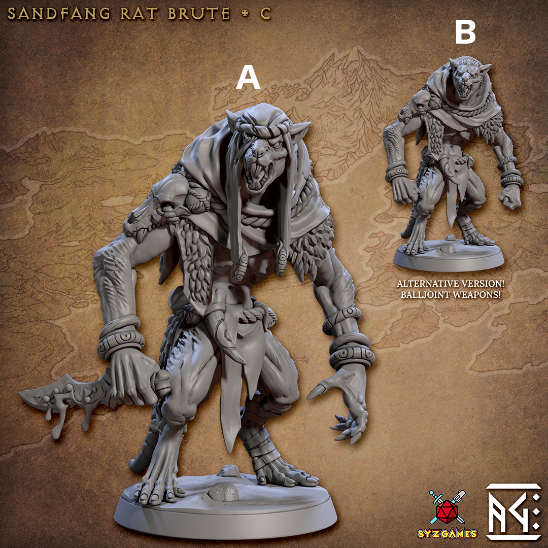 Rat Croc-de-Sable Brute C