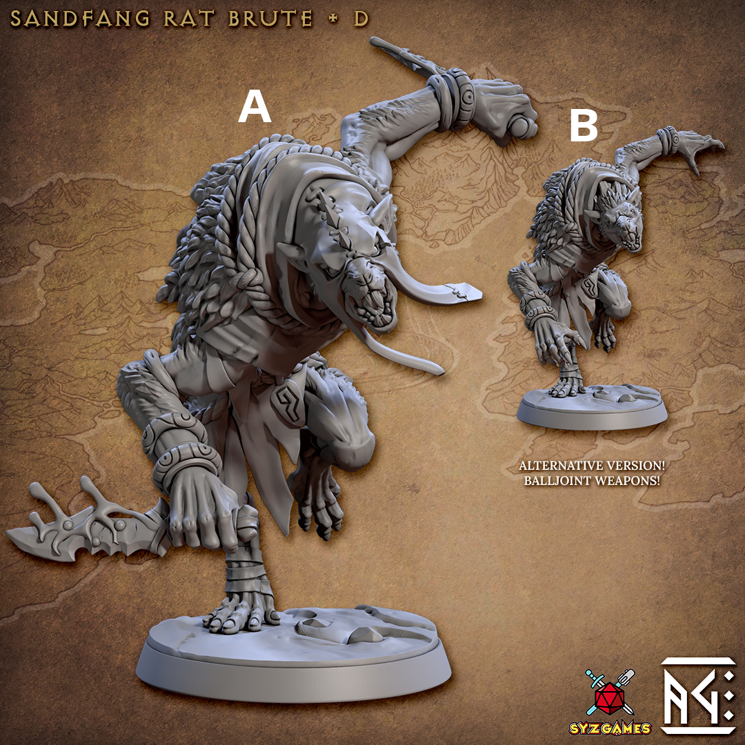 Brute Rat Croc-de-Sable D