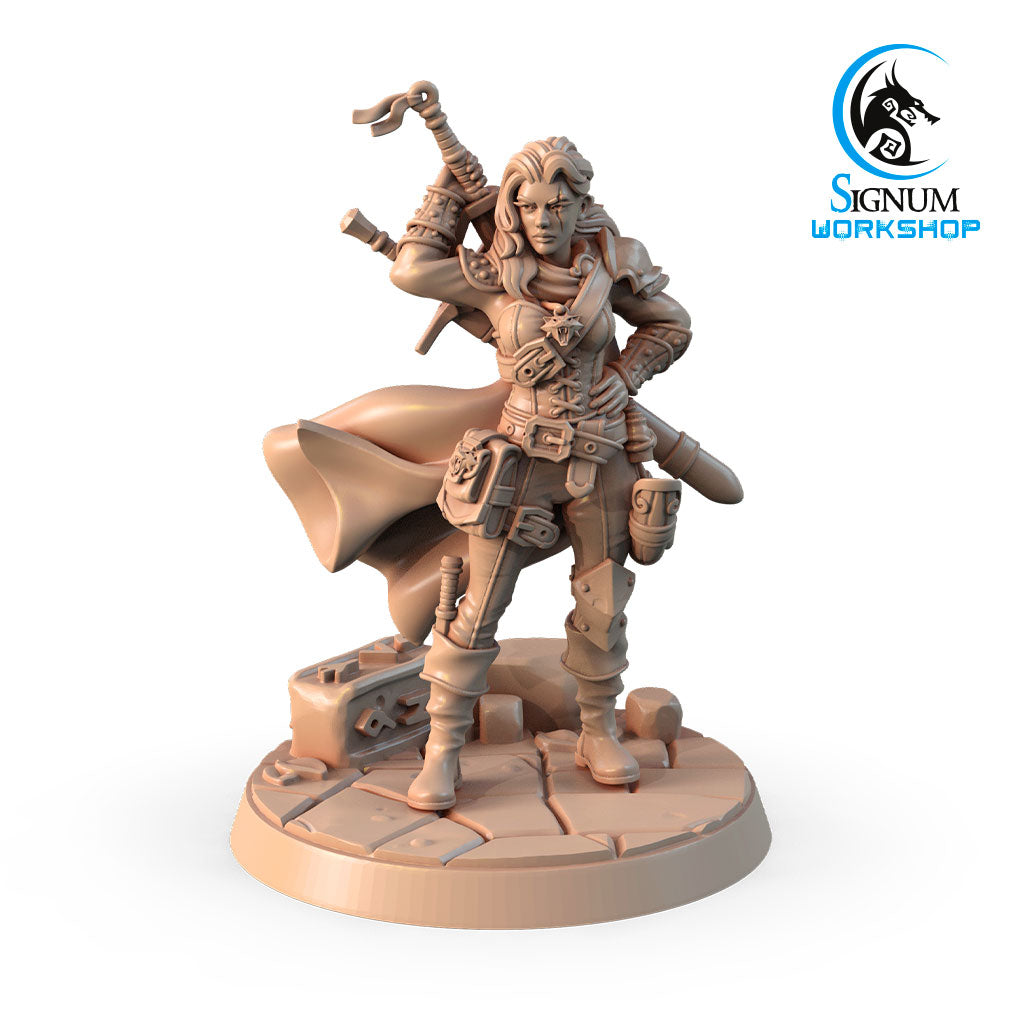 Renata, Huntress Resin Miniature Pinup Miniature DnD Miniature RPGs