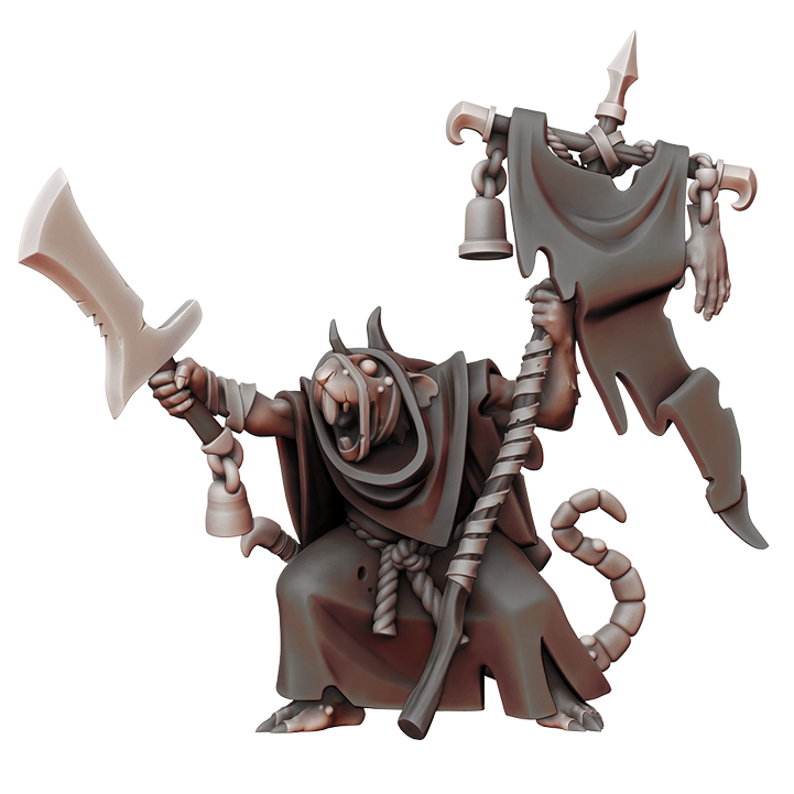 Ratfolk Plague Monk