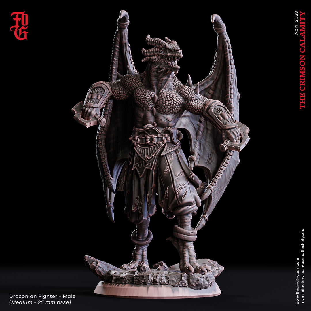 Draconian Fighter Male