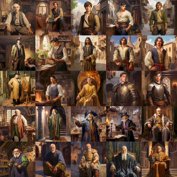 125 Town NPC Portraits - Digital Download