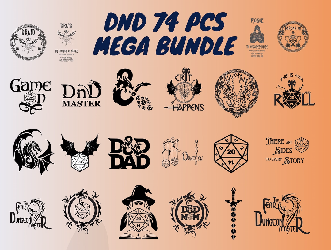 DnD SVG Bundle Vol. 3, Digital Download