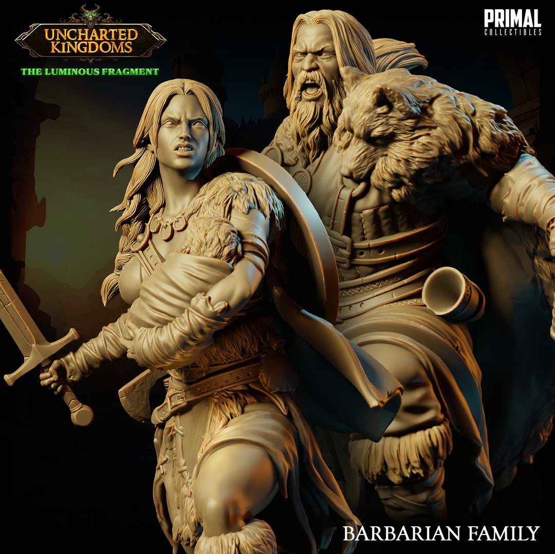 Barbarian Family - Kara & Fegur