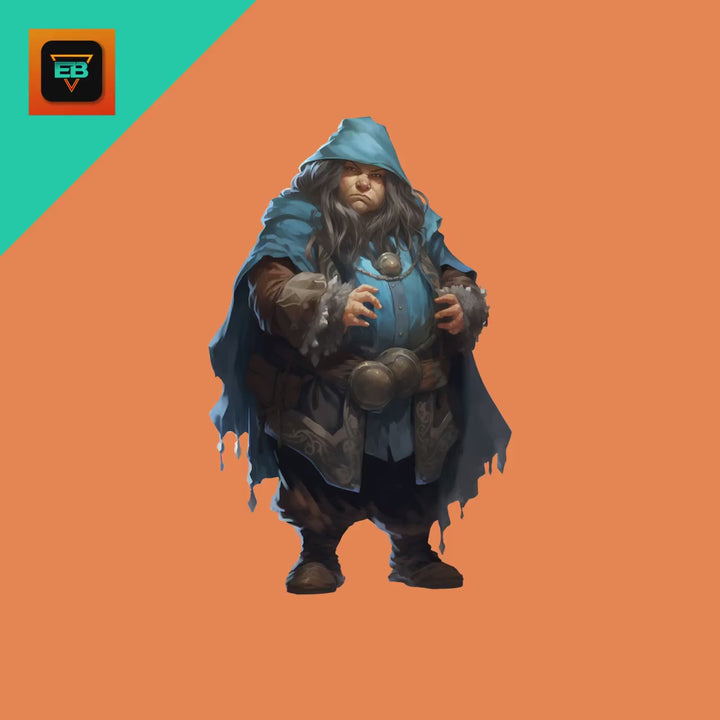 100+DnD Dwarf Character Art, DnD SVG PNG, Transparent Background Digital Download