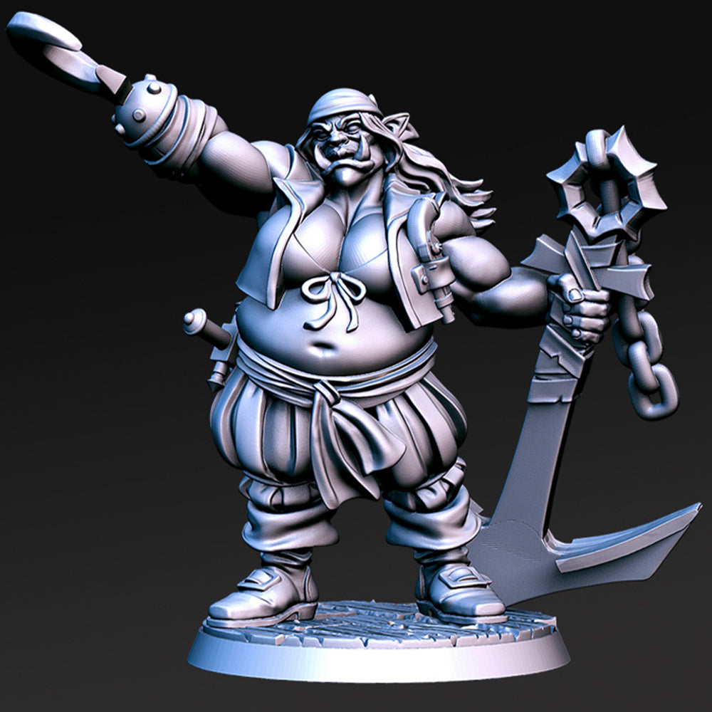 Pirate Gnoll Harpooner #1 - Single Roleplaying Miniature for D&D or Pa –  Gootzy Gaming