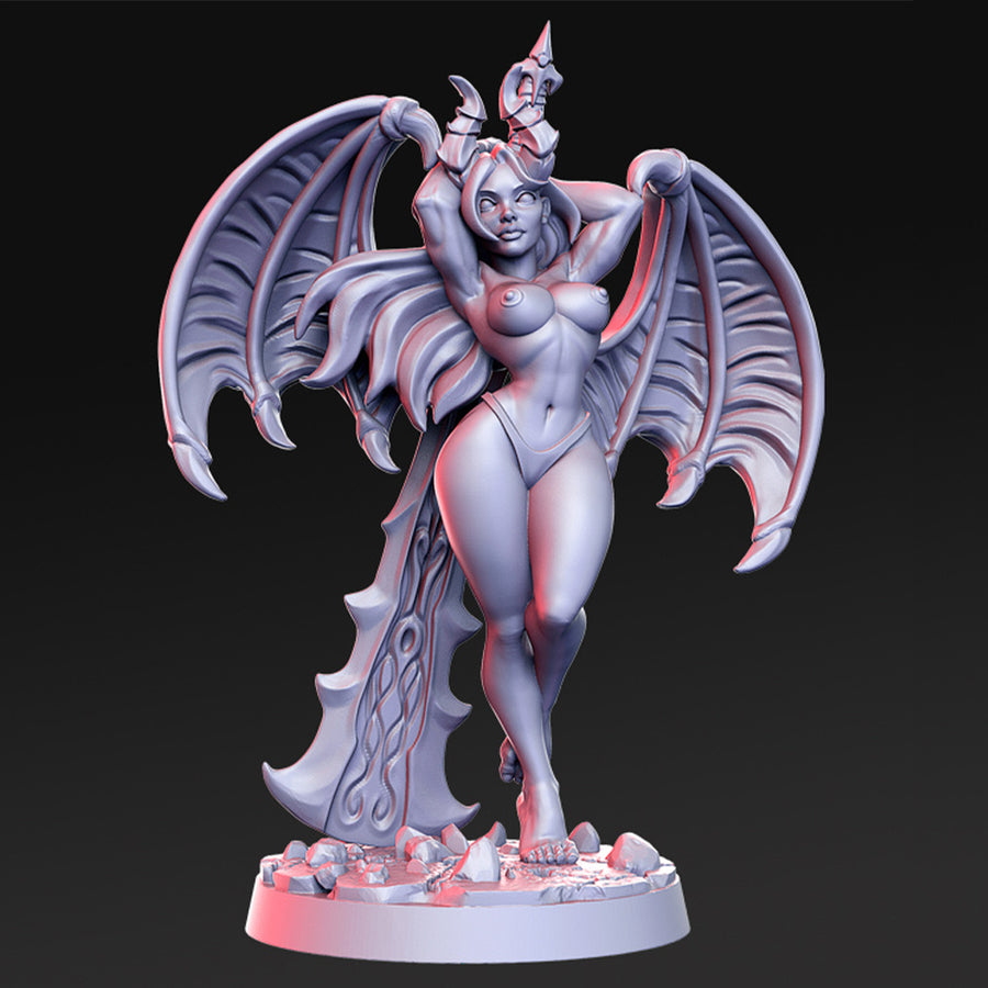 Akisha - Succubus Fantasy Minis DnD Warhammer Roleplaying Pinup fiend D&D