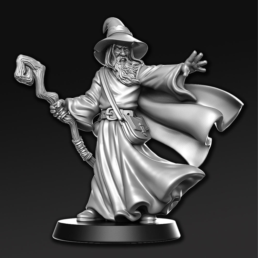 Amlund Maegon Wizard Fantasy Minis DnD Warhammer Roleplaying D&D LOTR
