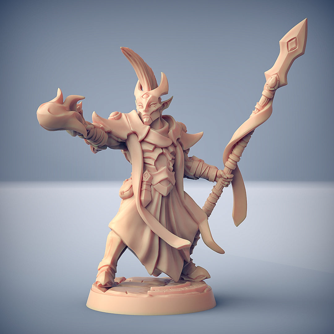 Ashen Alfar Inquisitors, Priests Fantasy Minis DnD Warhammer Roleplaying RPG