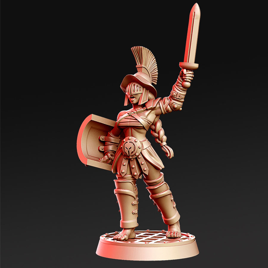Murmilla - Female Gladiator - SYZGames