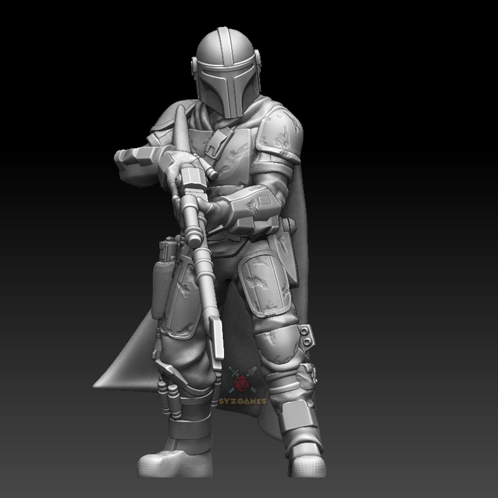 The Mandalorian with Rifle - SYZGames