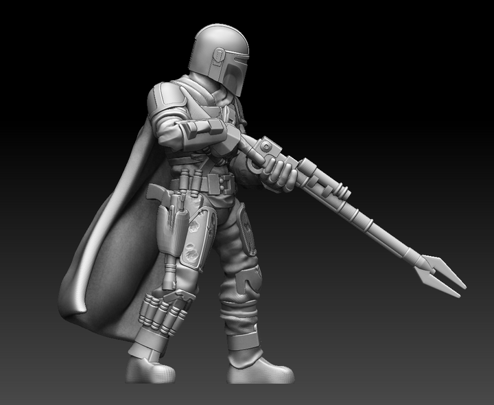 The Mandalorian with Rifle - SYZGames