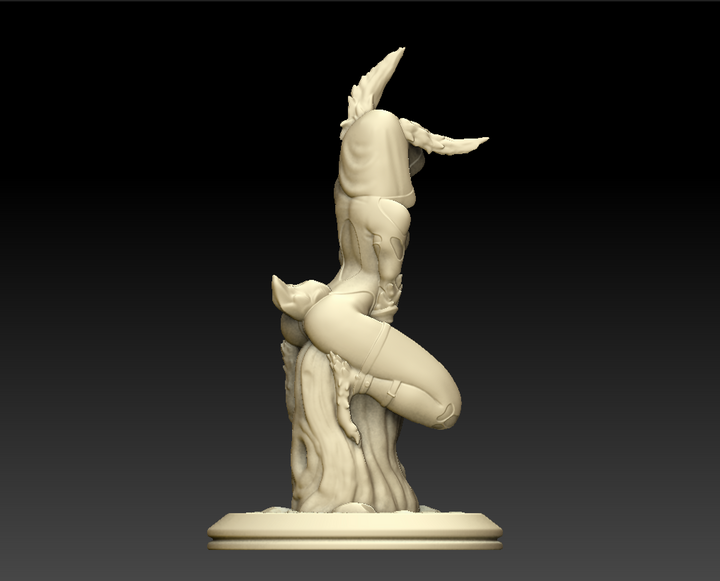 Fille déguisée en lapin