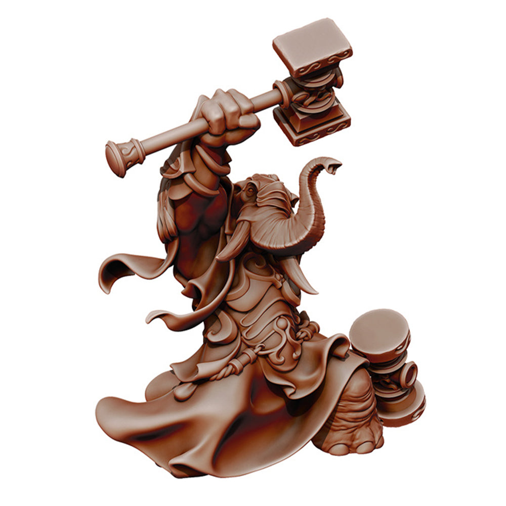 Elephantfolk Loxodon Paladin Fantasy Minis DnD Warhammer Roleplaying RPG D&D