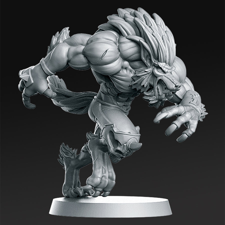 Eternals Werewolf A Fantasy Football Fantasy Minis DnD Warhammer Roleplaying RPG D&D
