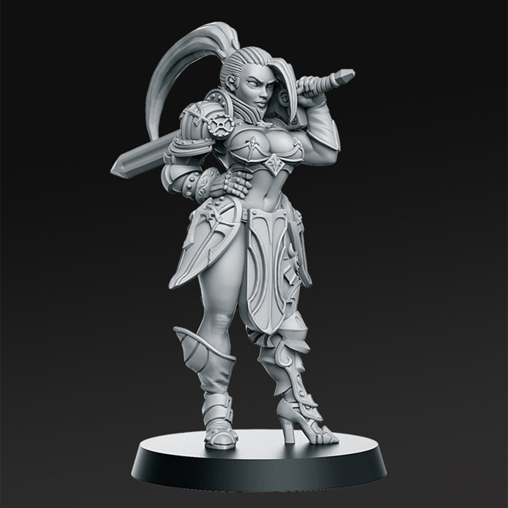 Skyla Human Warrior Fantasy Minis DnD Warhammer Roleplaying RPG D&D