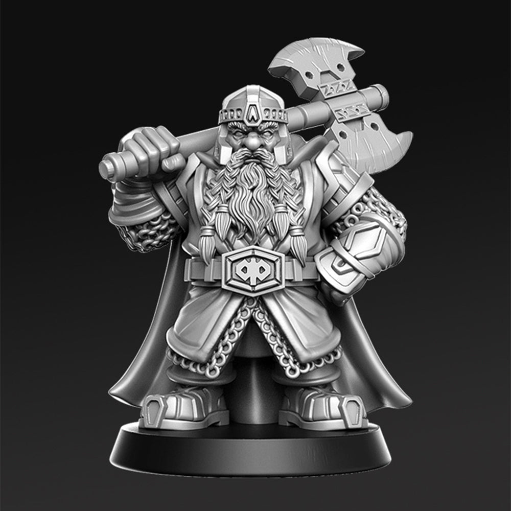 Uddir Thunderaxe Dwarf Fantasy Minis DnD Warhammer Roleplaying RPG D&D