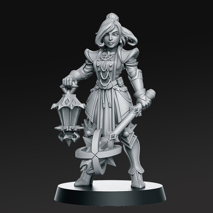 Zoe Tsun Female Paladin Fantasy Minis DnD Warhammer Roleplaying RPG D&D