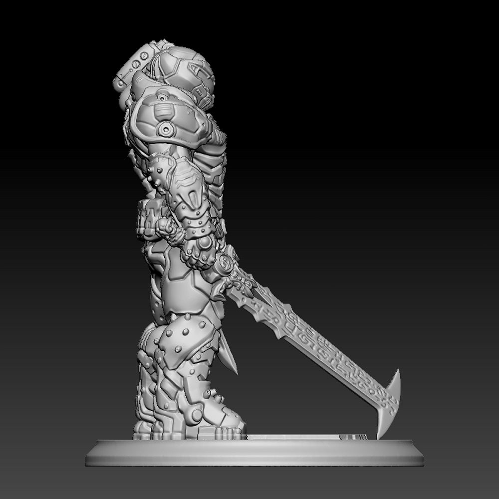 Doom Guy - Doom Eternal Sci-Fi Minis DnD Warhammer Roleplaying