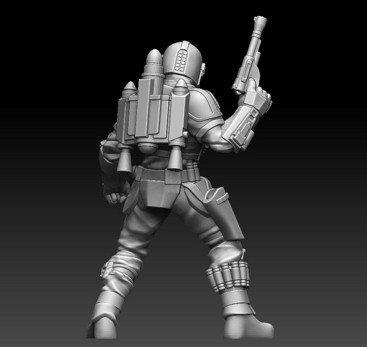 Mandalorianer mit Jetpack