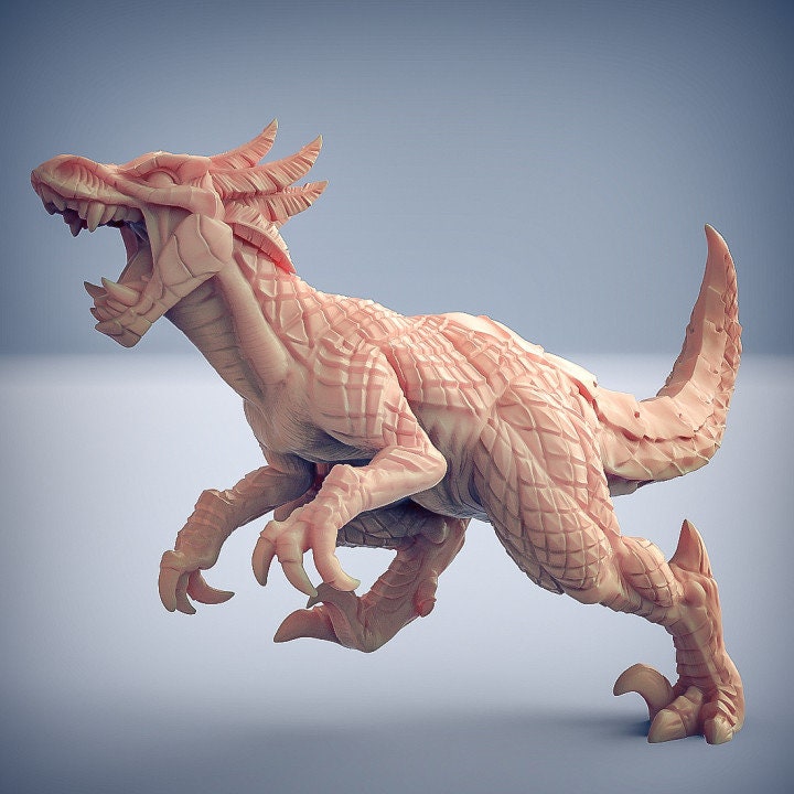 Tamaya, Princess on Raptor | AMAZONS | 32mm or 28mm Fantasy Miniature | D&D | Artisan Guild