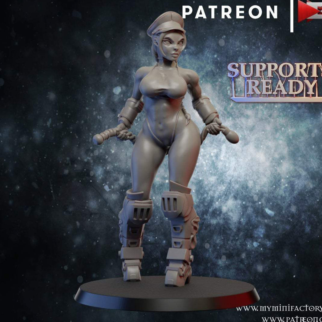 Wachennen Enforcer Pinup Fantasy Minis DnD Warhammer Roleplaying RPG