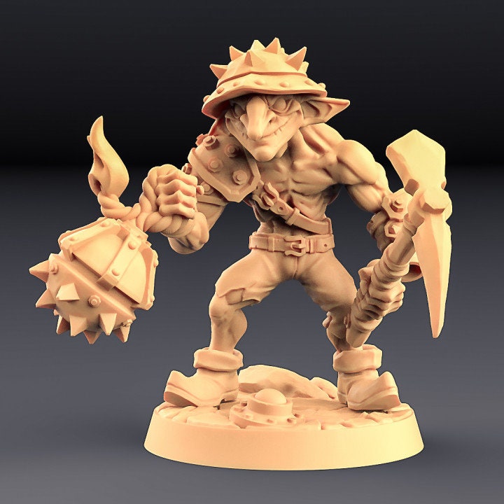 Sparksoot Goblins | 32mm or 28mm Fantasy Miniature | DnD | Tabletop Game | RPG | Artisan Guild