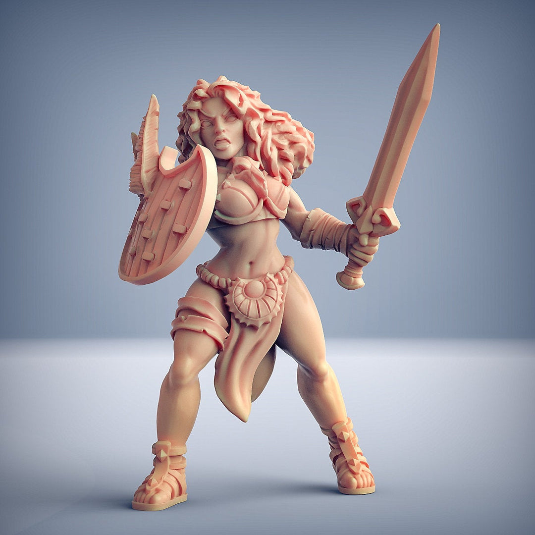 Amazon Warriors  Fantasy Minis DnD Warhammer Roleplaying RPG D&D