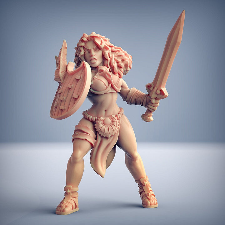 Amazon Warriors  Fantasy Minis DnD Warhammer Roleplaying RPG D&D