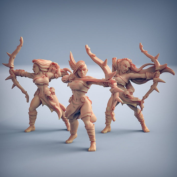 Amazon Archers Fantasy Minis DnD Warhammer Roleplaying RPG D&D AG