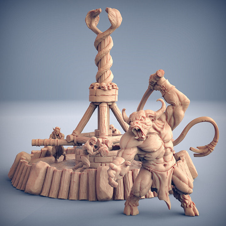 Minoc the Minotaur Slaver, Wheel of Pain - SYZGames