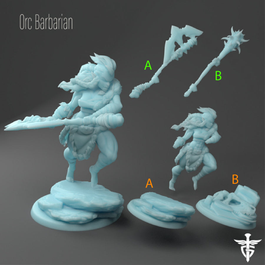 Vargash the orc Barbarian - SYZGames