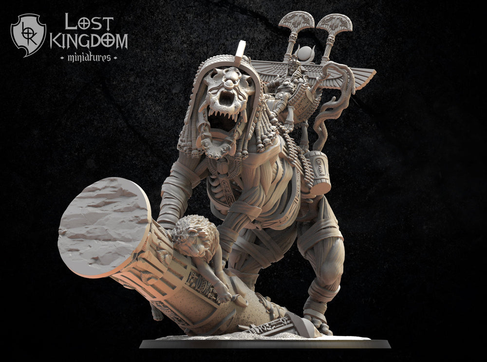Amenhotep the Terrible on Ammit Fantasy Minis DnD Warhammer Roleplaying