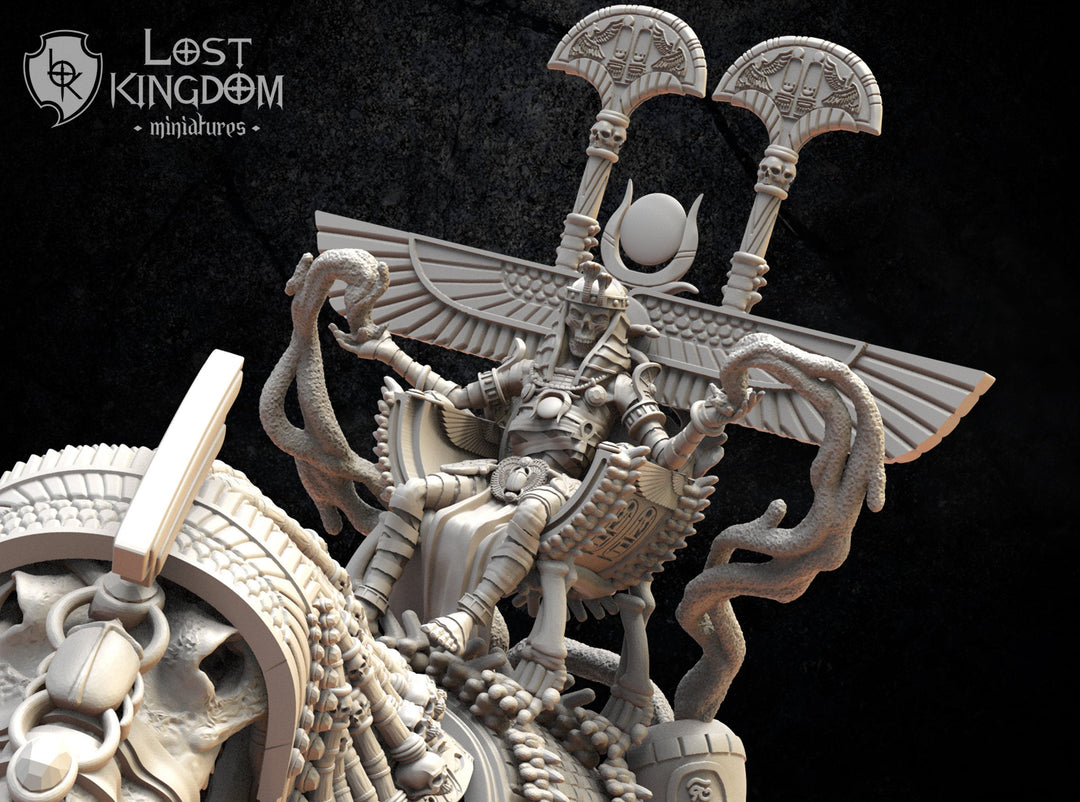 Amenhotep the Terrible on Ammit Fantasy Minis DnD Warhammer Roleplaying