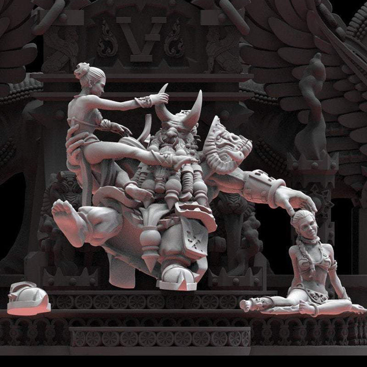 Assur, the God King Fantasy Minis DnD Warhammer Roleplaying RPG D&D