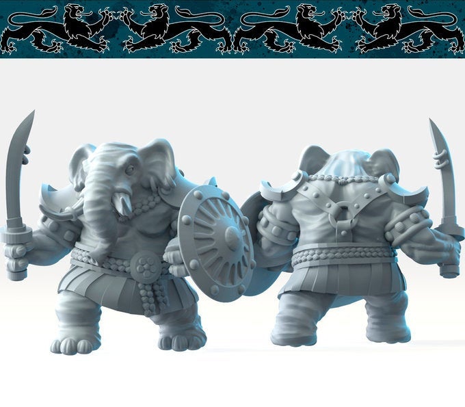 Elephant Warrior - Loxodon - SYZGames