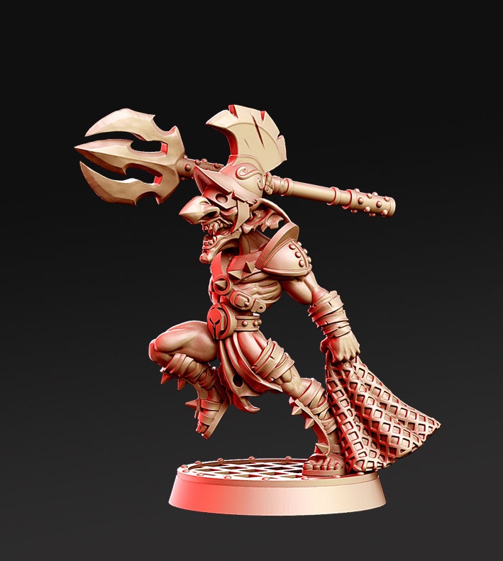 Trizak - Way to Glory, Blood and Sand | 32mm or 28mm Fantasy Miniature | D&D | RN Estudio