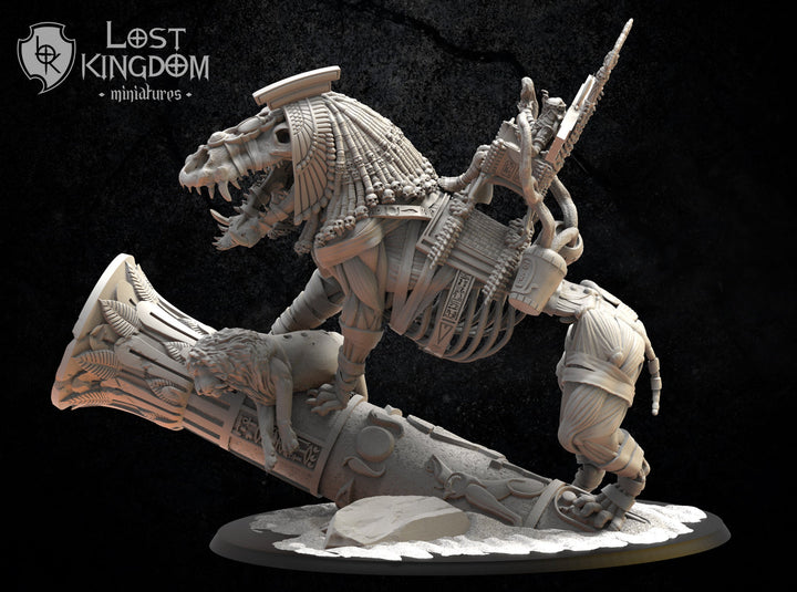 Amenhotep the Terrible on Ammit Fantasy Minis DnD Warhammer Roleplaying