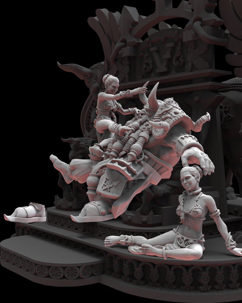 Assur, the God King Fantasy Minis DnD Warhammer Roleplaying RPG D&D