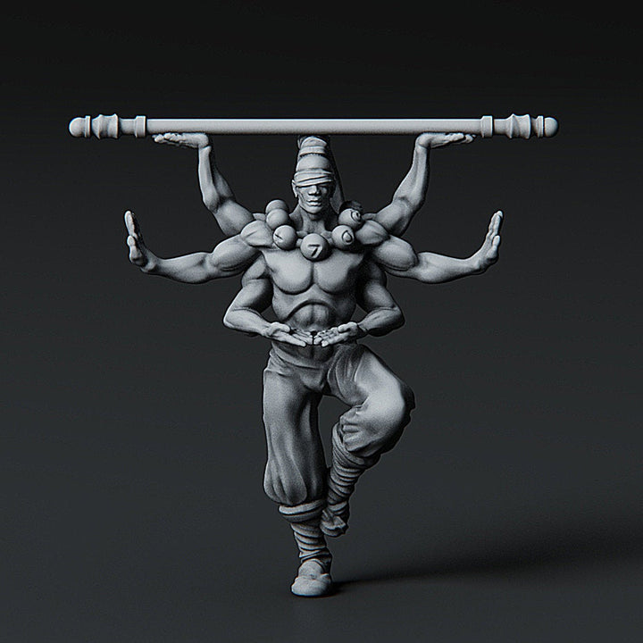 Asuras Monk - Celestial Fantasy Minis DnD Warhammer Roleplaying RPG D&D